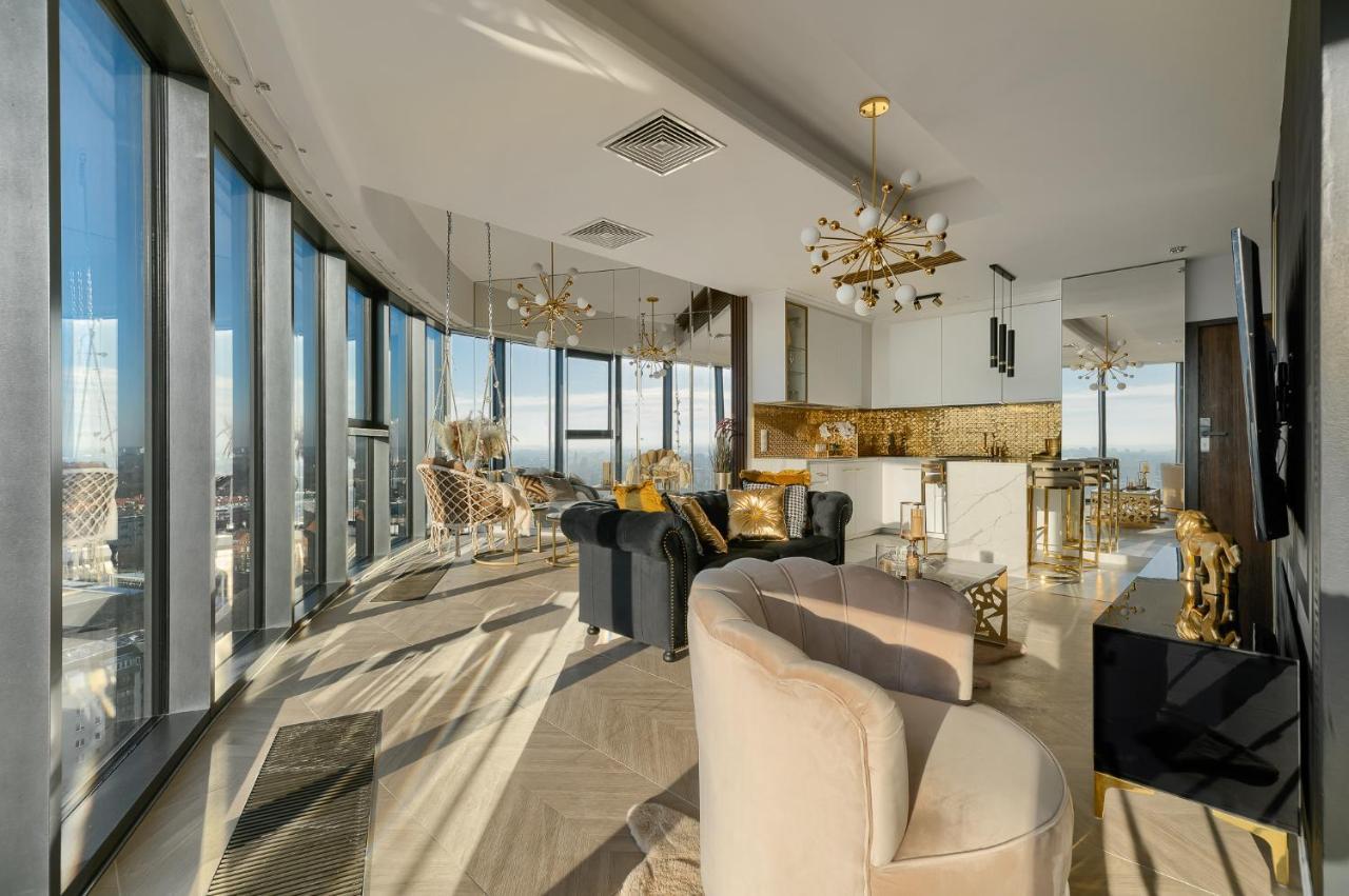 Hanza Tower Gold Szczecin Buitenkant foto