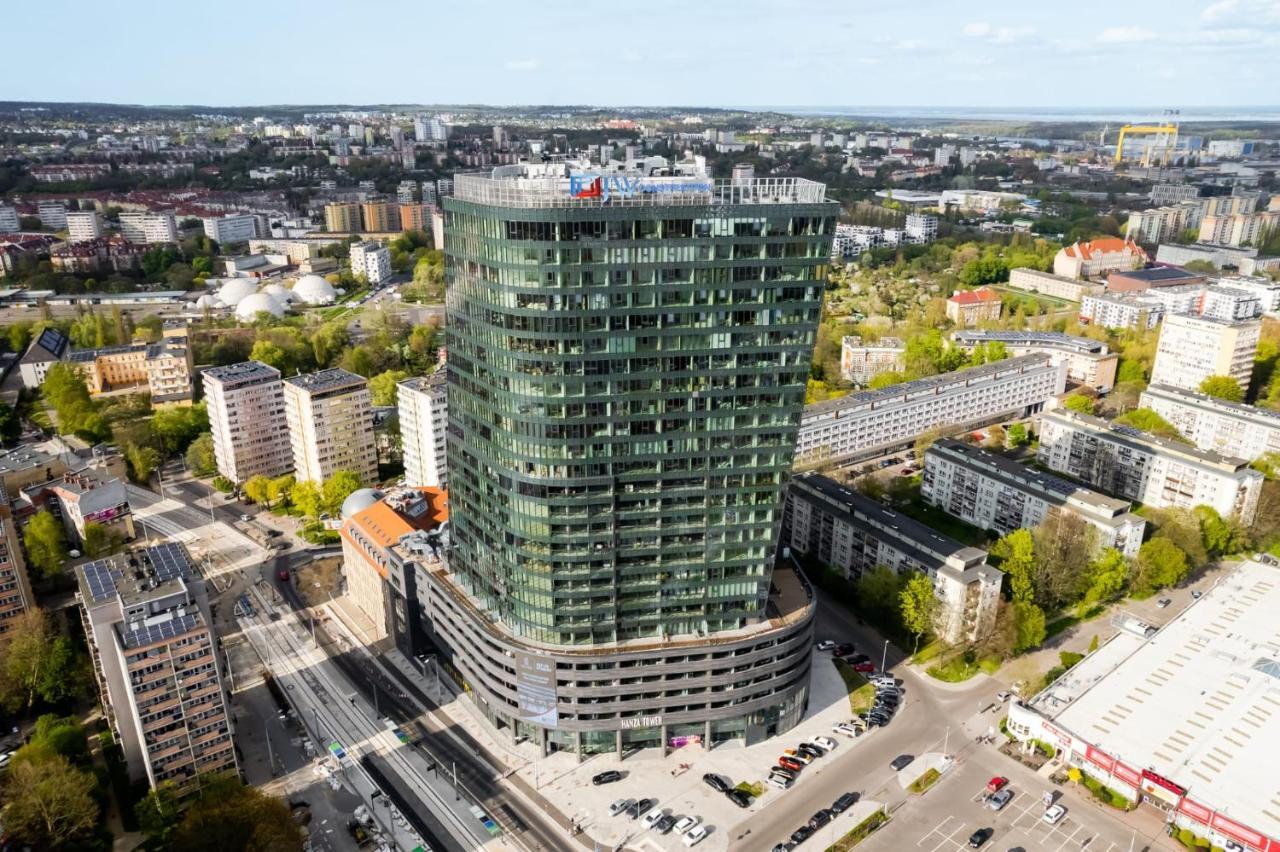 Hanza Tower Gold Szczecin Buitenkant foto